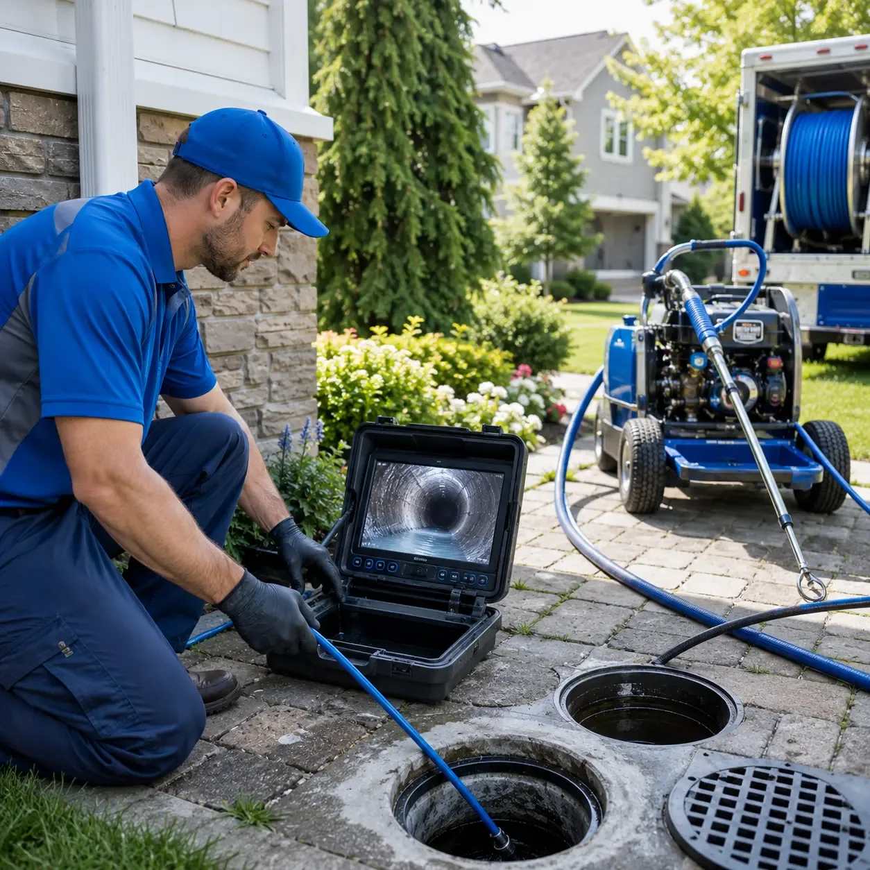 Outdoor drain cleaning professionals serving Nevada, OH